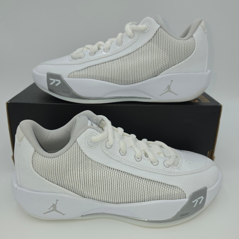 Jordan Luka .77 White/Black-Tech Grey Kids Basketball Shoes HF0820-100 Size 5.5Y